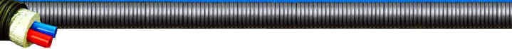 Pre-insulated underground Pex pipe