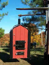 Outside Wood Stove Heater