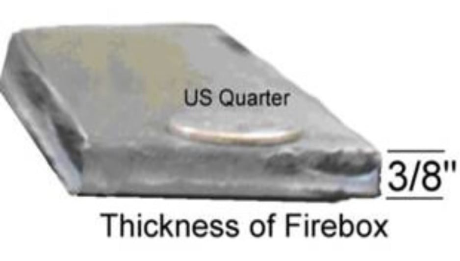 Hyprotherm Firebox Thickness