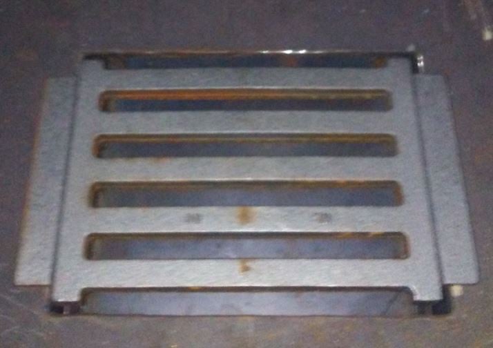 Grates that are Solid Steel and One Inch Thick