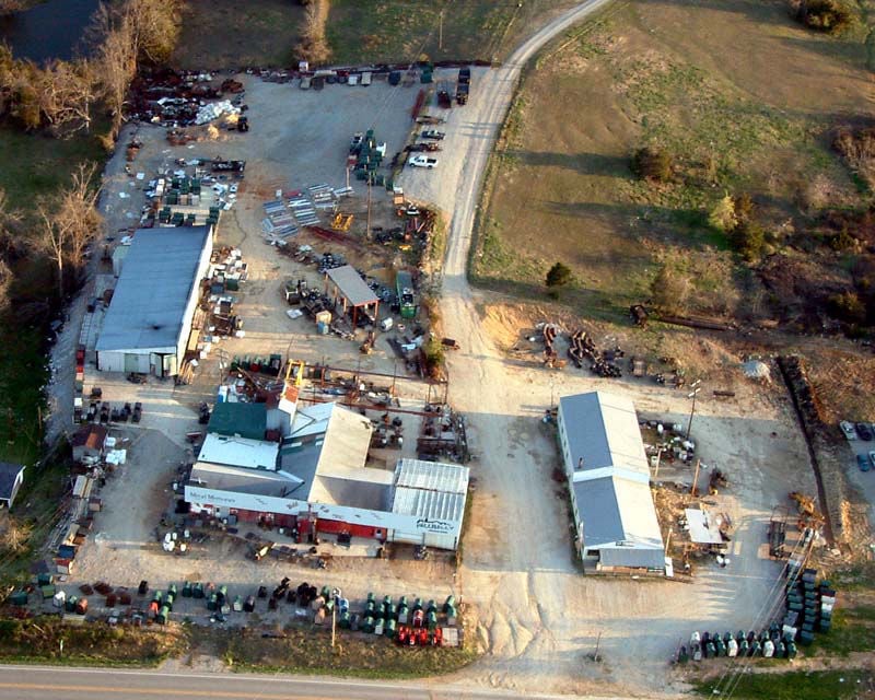 Arial view of manufacturing facilities